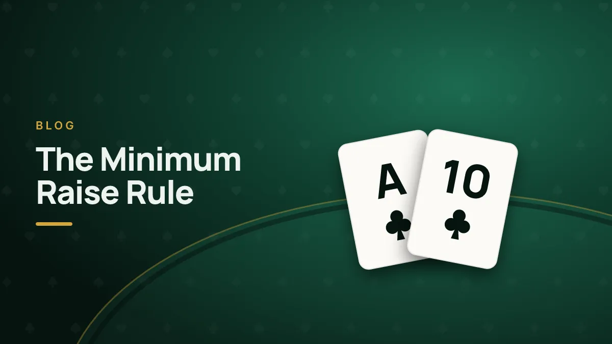 The Minimum Raise Rule in No-Limit Hold'em — cover art