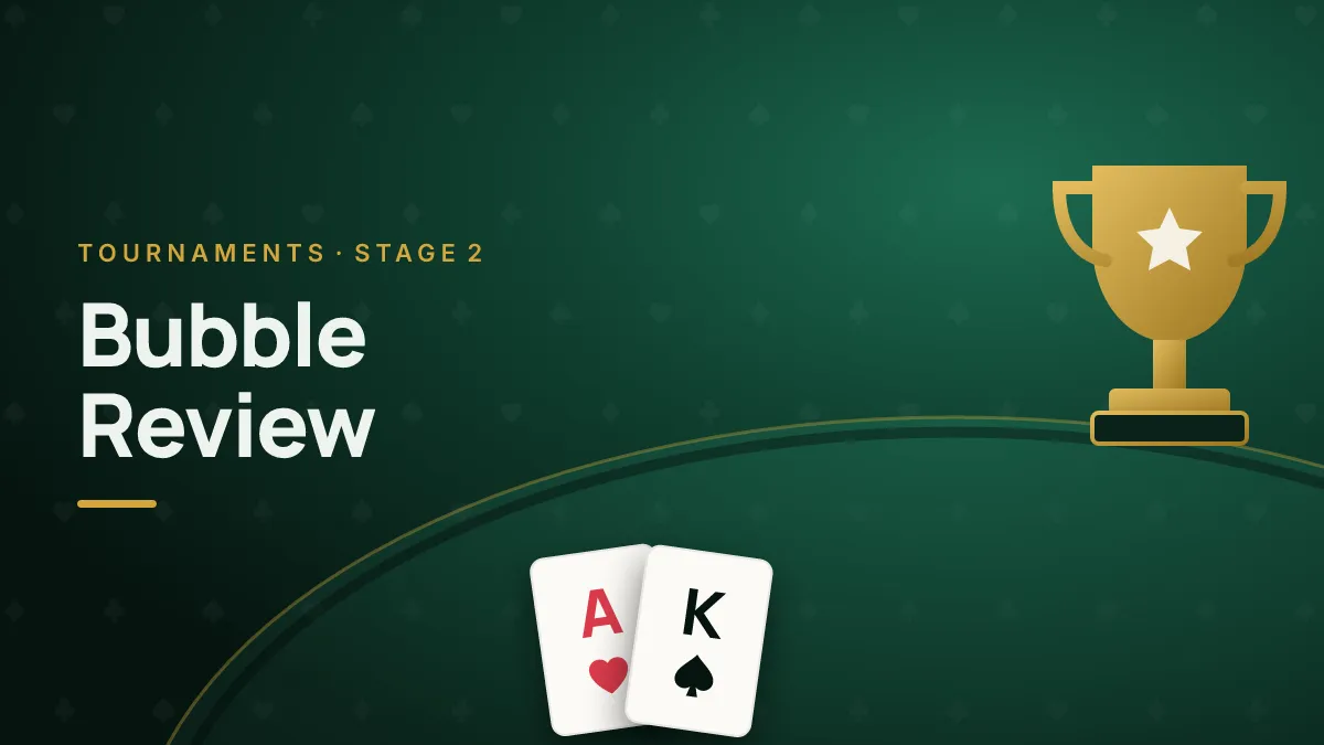 Hand Review: Folding Ace-King on the Bubble — cover art