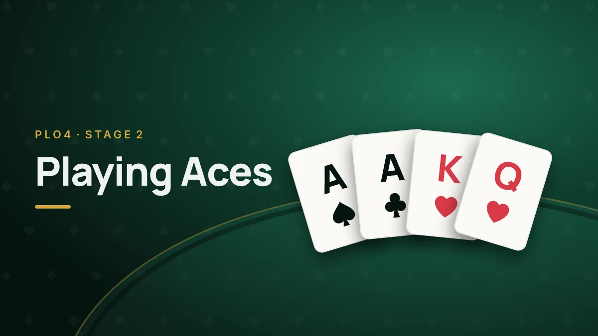 Playing Aces in PLO — cover art