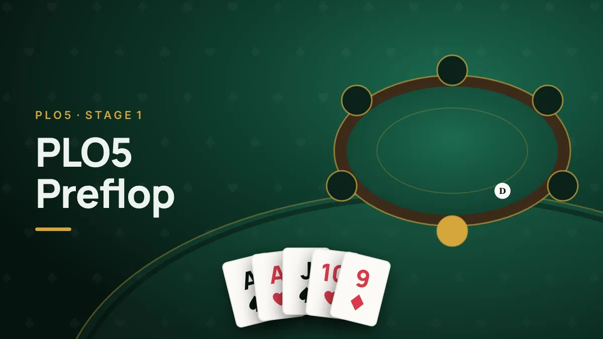PLO5 Preflop Strategy: Opening, 3-Betting and Position — cover art