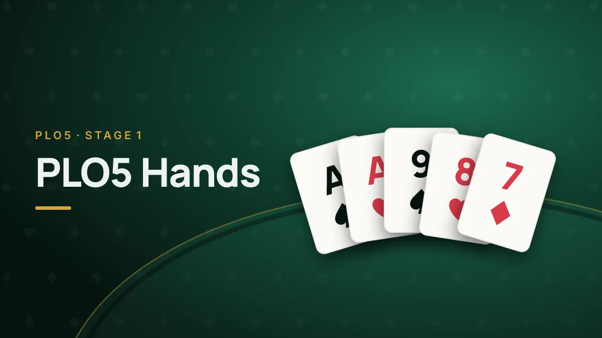PLO5 Starting Hands: Building Five-Card Hands — cover art