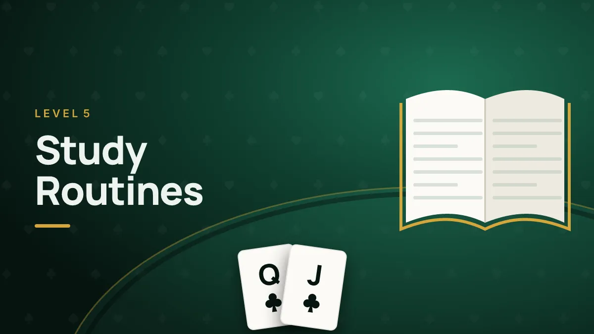 Study Routines: How to Study Poker Efficiently — cover art