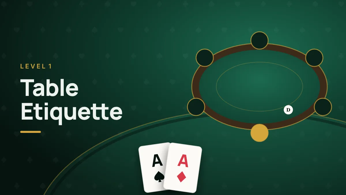 Table Etiquette for Live and Online Poker — cover art